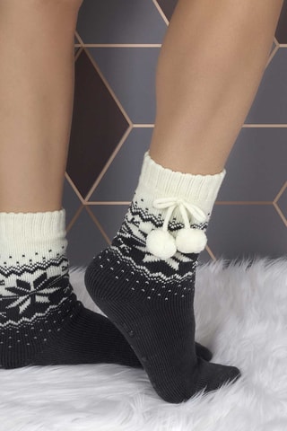 Chaussettes antidérapantes - Coloris aléatoire
