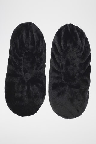 Chaussons fourrés antidérapants - Coloris aléatoire