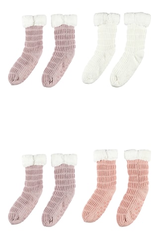 Chaussettes antidérapantes - Coloris aléatoire
