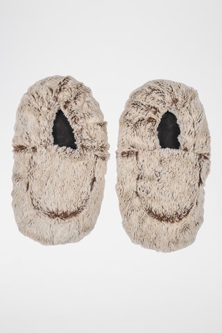 Chaussons antidérapants - Beige et marron