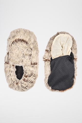 Chaussons antidérapants - Beige et marron