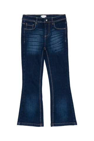 Jeans wide legs - Donkerblauw