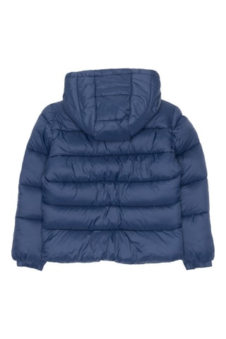 Gewatteerde Jas met Capuchon - Blauw