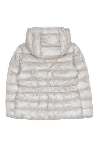 Gewatteerde Jas met Capuchon - Beige