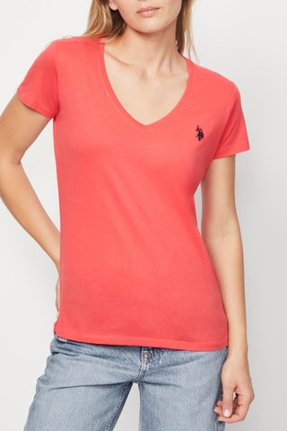 T-shirt - Koraalrood