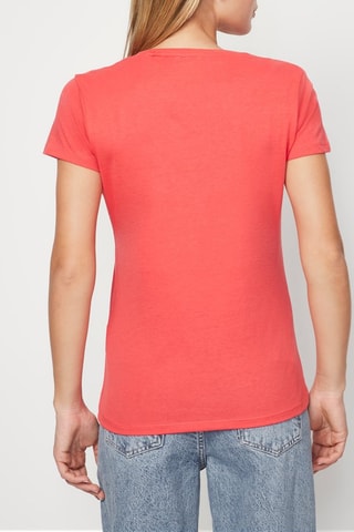 T-shirt - Koraalrood