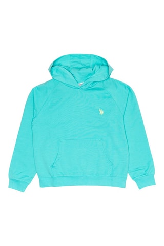 Sweater met Capuchon - Turquoise