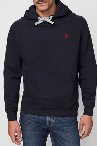 Sweat com capuz - Azul-marinho