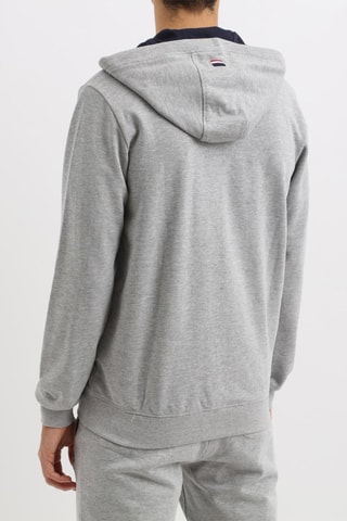 Sweat com capuz - Cinzento