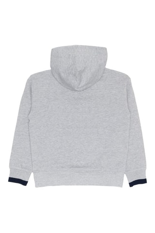 Sweater met Capuchon - Gemêleerd Lichtgrijs