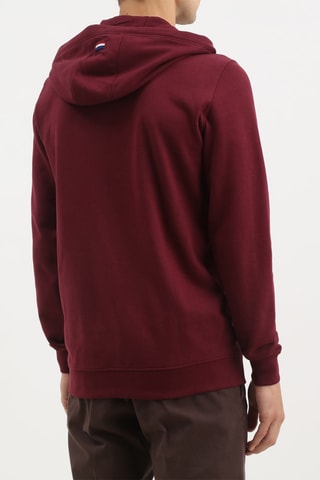 Sweater met Capuchon - Bordeauxrood
