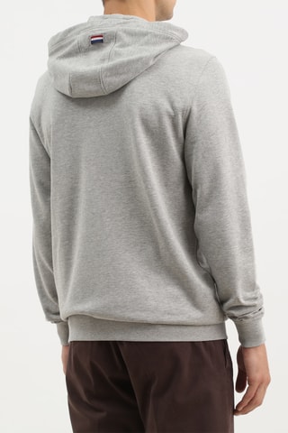 Sweat com capuz - Cinzento