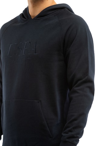 Sweat com capuz - Azul-marinho