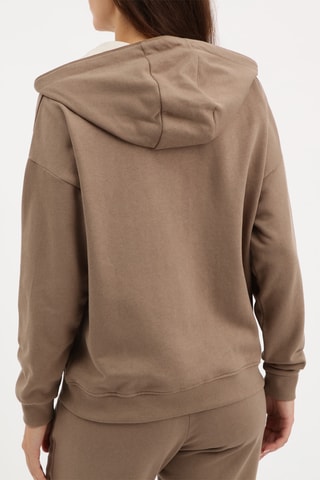 Sweater met Capuchon - Bruin