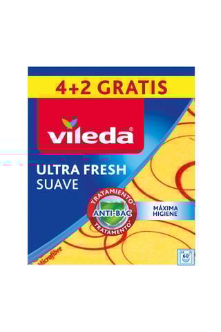 4+2 chiffons Ultra Fresh - Jaune