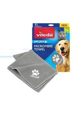 2 x Serviette pour animaux - 65 x 100 cm -Gris
