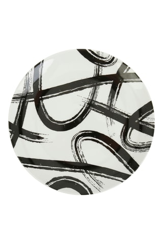 6 assiettes à dessert en porcelaine L'art Du Geste - 19 cm