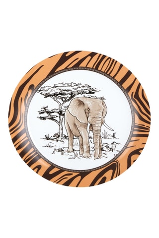 Assiette à dessert en porcelaine Tanganyika - 21 cm