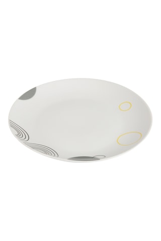 6 assiettes à dessert en porcelaine - 20 cm