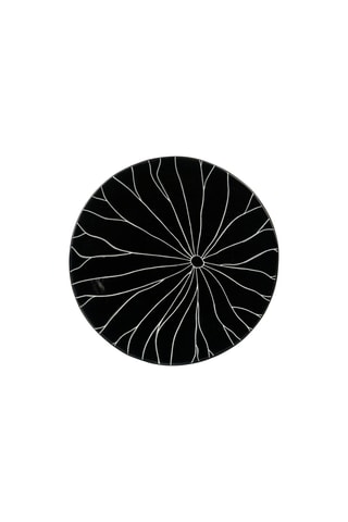 6 assiettes à dessert en grès Dahlia - 20 cm