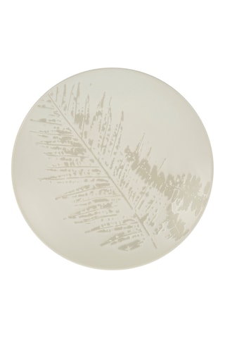 6 assiettes à dessert en grès Fougere - 20,5 cm