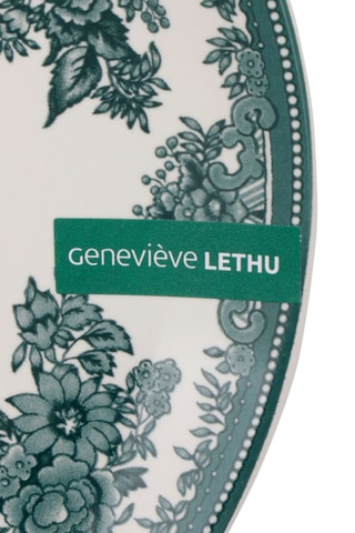 6 assiettes à dessert en grès Toile de printemps - 21,2 cm