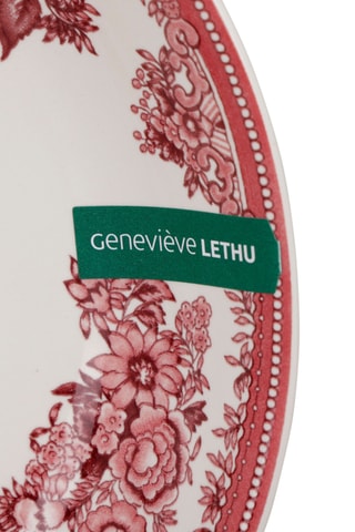 6 assiettes creuses en grès Toile De Printemps - 20,5 cm