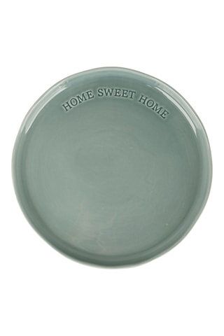 4 assiettes à dessert en grès Slow Life Floralie - 20 cm