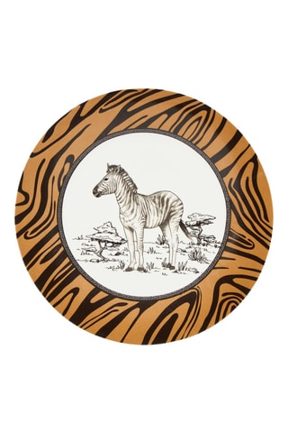 Assiette plate en porcelaine Tanganyika - 27 cm