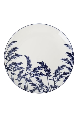 12 assiettes plates en porcelaine Ichika - 26 cm
