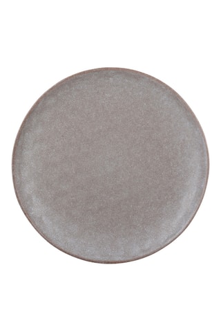 6 assiettes plates en grès Terres - 27 cm