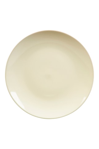 6 assiettes plates en grès Les Essentiels - 26 cm