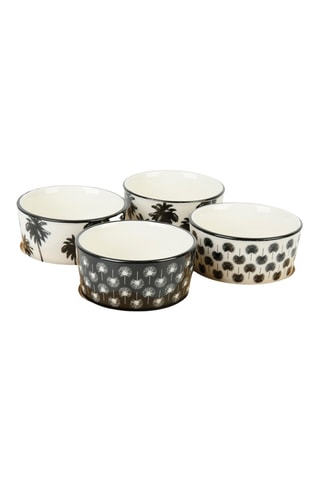 5 coupelles en grès Tropichic