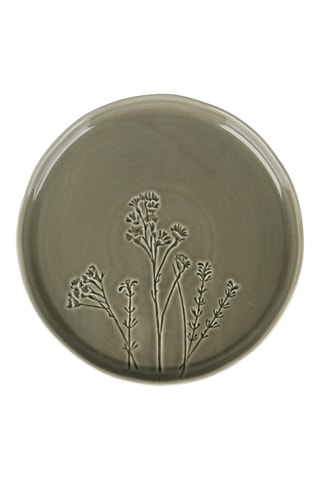 4 assiettes plates en grès Manhattan - 26,5 cm