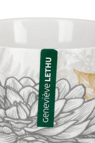 6 mugs en porcelaine Gravures Colorees - 35 cl