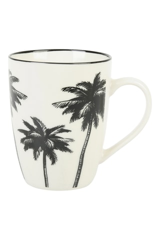 6 mugs en porcelaine Tropichic - 38 cl - Modèle aléatoire