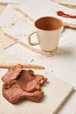 4 mugs en grès Artemis - 36 cl