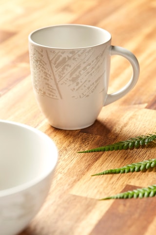 6 mugs en grès Fougere - 35 cl