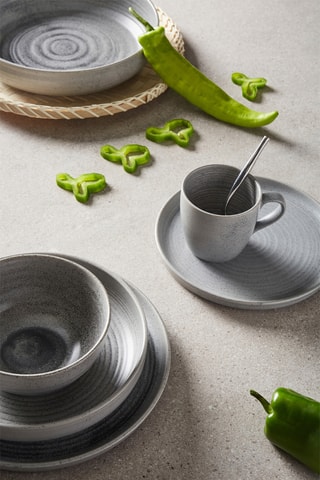 6 mugs en grès Fusion - 35 cl