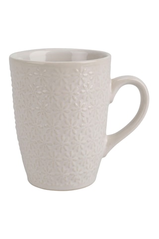 4 mugs en grès Charme - 33 cl