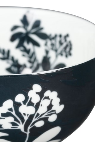 4 bols en porcelaine Ombres bucoliques - 61 cl