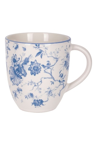 6 mugs en grès Peacock - 30 cl