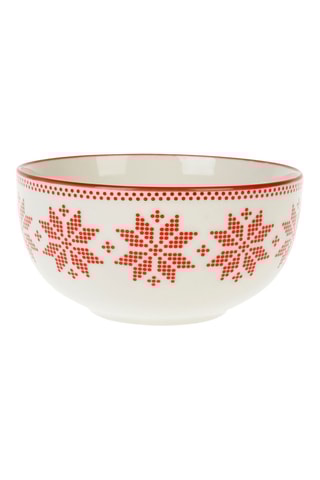 6 bols en porcelaine Tetouan - 60 cl - Modèle aléatoire