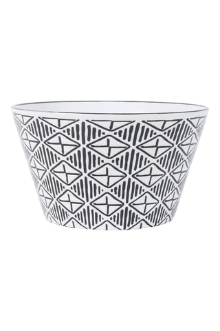 6 bols en grès Ethnique - 60 cl