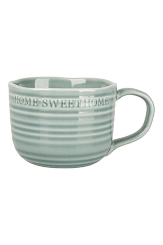 4 mugs en grès Slow Life Floralie - 40 cl