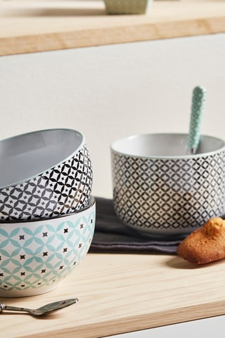 6 bols en grès Hygge - 63 cl