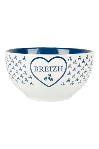 6 bols en grès Bretagne - 68 cl - Modèle aléatoire