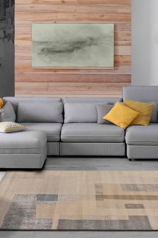 Vloerkleed Cream 
Beige en Grijs