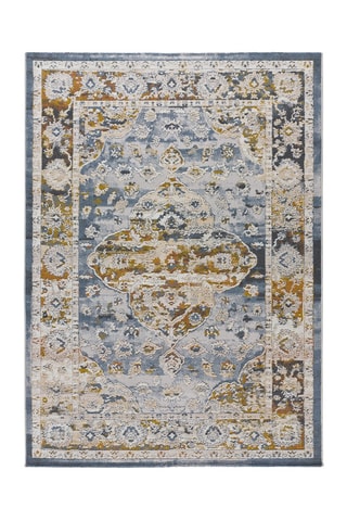 Vloerkleed Springs Blauw en Oranje