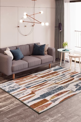 Vloerkleed Picasso Ecru en Bruin
